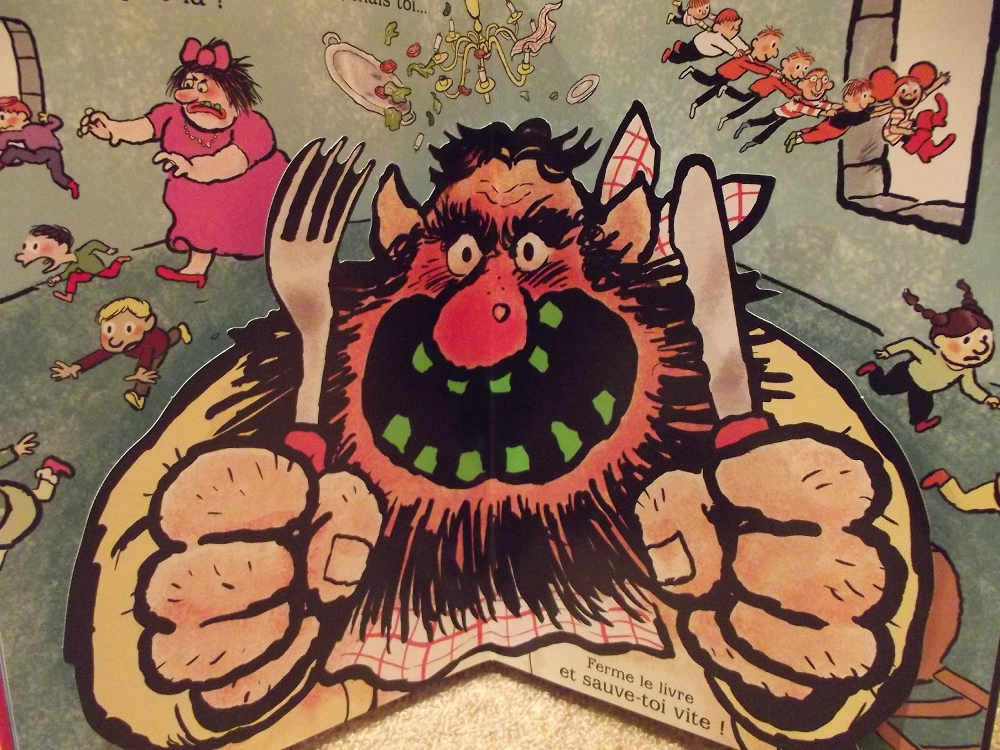 Un ogre dans un livre